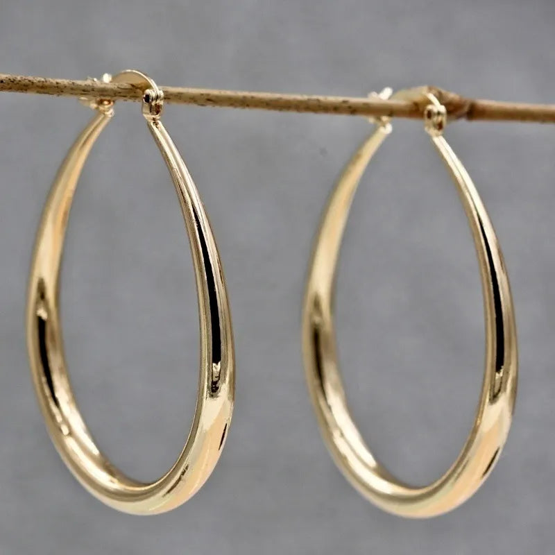 18-Karat Gold Hoop Earrings