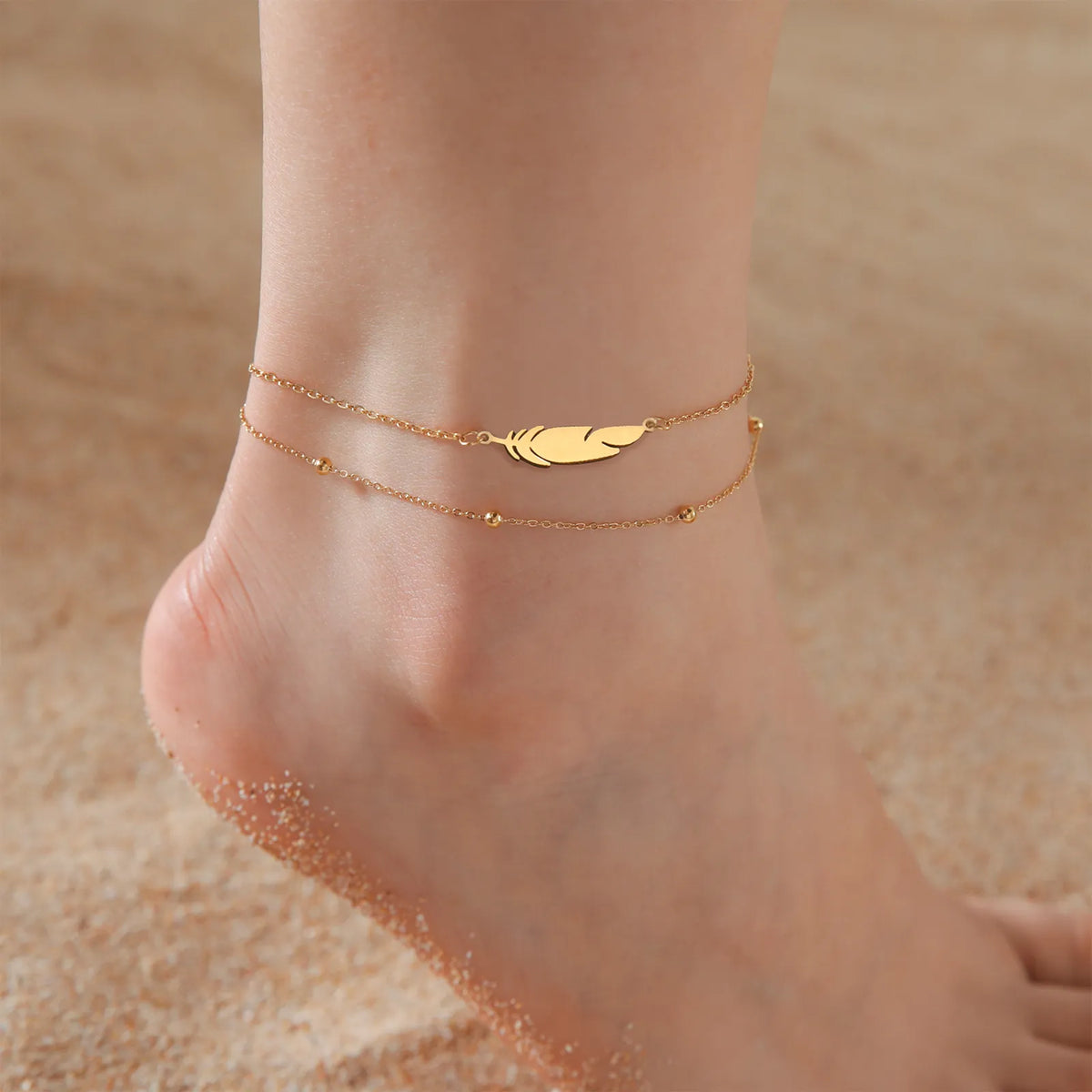 Double Nature Ankle Bracelet
