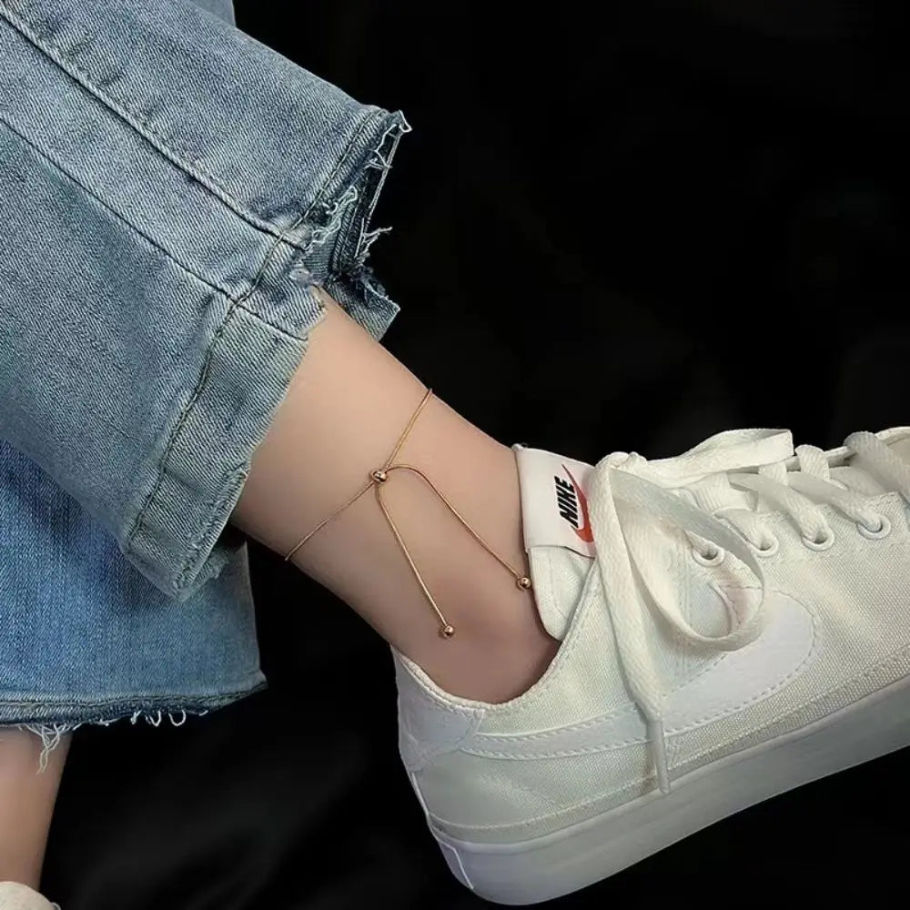 Rome Single Thread Anklet