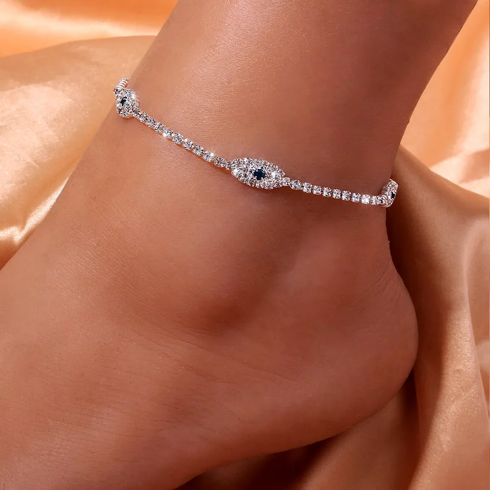 Zircon Studded Anklet